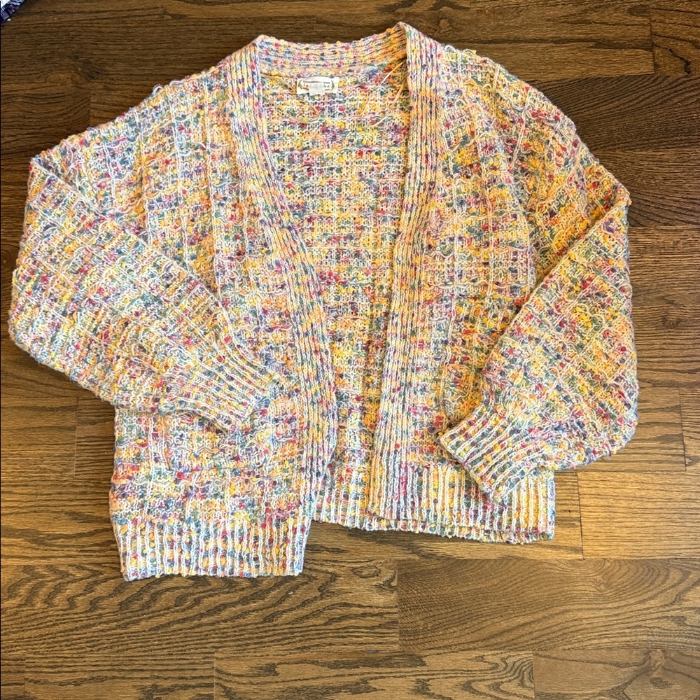 LoveRiche Colorful Textured confetti Sweater